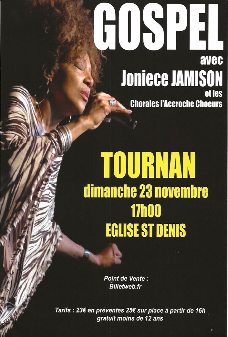 Concert de Gospel dimanche 23 novembre